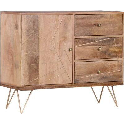 GUTMANN FACTORY Scan Beigefarbene Kommode - Sideboard GUTMANN FACTORY Scan Beigefarbene Kommode - Sideboard