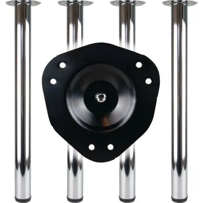 BMB Tischbeine - Verstellbares Stahlset - 870mm Hoch BMB Tischbeine - Verstellbares Stahlset - 870mm Hoch