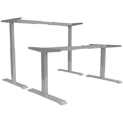 Struttura scrivania elettrica BMB - 2M3S, RAL 9006, 610-1270mm Struttura scrivania elettrica BMB - 2M3S, RAL 9006, 610-1270mm