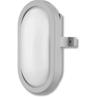 REV LED Waterproof Oval Light - 5.5W, Gray, IP44, Daylight REV LED Waterproof Oval Light - 5.5W, Gray, IP44, Daylight