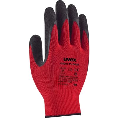 Gants Uvex PL 6628 - Résistants à l'Abrasion - Noir/Rouge - Publicité Gants Uvex PL 6628 - Résistants à l'Abrasion - Noir/Rouge - Publicité