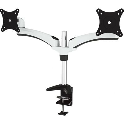 Jenimage ME220TK Support Écran de Bureau 27" - Noir/Blanc - Publicité Jenimage ME220TK Support Écran de Bureau 27" - Noir/Blanc - Publicité