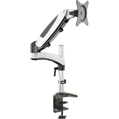 ergoleben Monitor-Halterung - Verstellbar für 1 Monitor - Weiß/Schwarz/Silber ergoleben Monitor-Halterung - Verstellbar für 1 Monitor - Weiß/Schwarz/Silber