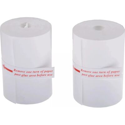 Rouleaux de papier pour imprimante BGS technic - Pack de 2 - Publicité Rouleaux de papier pour imprimante BGS technic - Pack de 2 - Publicité