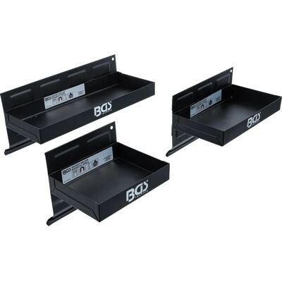 Ensemble d'étagères magnétiques BGS technic - 150/210/310mm - Organisateur d'outils - Publicité Ensemble d'étagères magnétiques BGS technic - 150/210/310mm - Organisateur d'outils - Publicité