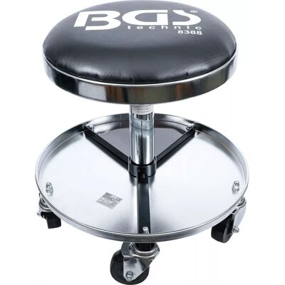 Assento de oficina BGS com 5 rodízios - Assento de oficina Assento de oficina BGS com 5 rodízios - Assento de oficina