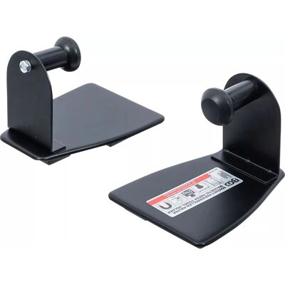 Porta rotoli magnetico BGS technic - Supporto per rotoli fino a 140mm - Acciaio resistente, nero Porta rotoli magnetico BGS technic - Supporto per rotoli fino a 140mm - Acciaio resistente, nero
