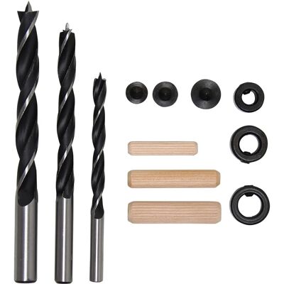 KRAFTMANN Holzdübel-Set - 43 Stück für 6-10mm Bohrer KRAFTMANN Holzdübel-Set - 43 Stück für 6-10mm Bohrer