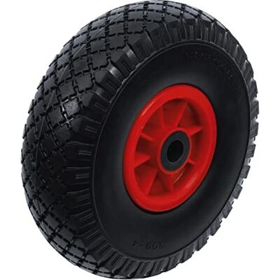 KRAFTMANN Model 80650 Wheel for Cart - Red/Black - 260mm KRAFTMANN Model 80650 Wheel for Cart - Red/Black - 260mm