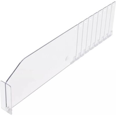 Séparateur d'étagère en plastique BGS technic - Réglable, Pliable, Limiteur frontal - Séparateur - Publicité Séparateur d'étagère en plastique BGS technic - Réglable, Pliable, Limiteur frontal - Séparateur - Publicité