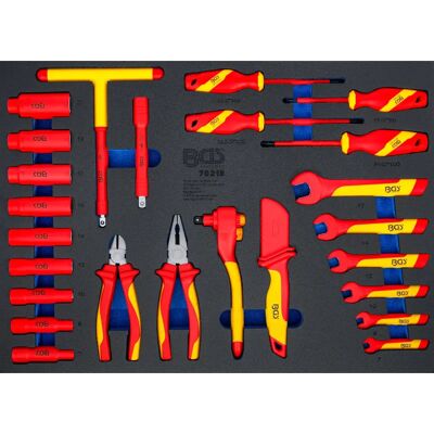 BGS Conjunto de herramientas VDE - 26 piezas para seguridad eléctrica BGS Conjunto de herramientas VDE - 26 piezas para seguridad eléctrica