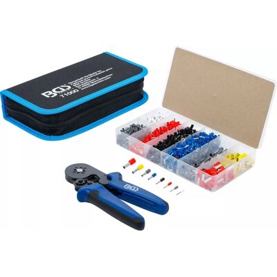 BGS technic Alicates de crimpado - Conjunto de fundas para cables 0,25-10mm² BGS technic Alicates de crimpado - Conjunto de fundas para cables 0,25-10mm²