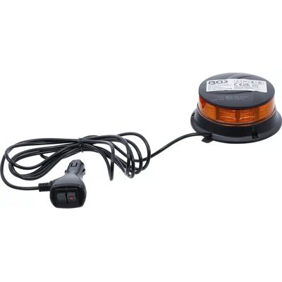 BGS technic Faro di avvertimento - LED giallo rotante - 360° - 12-24V BGS technic Faro di avvertimento - LED giallo rotante - 360° - 12-24V