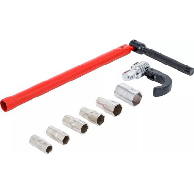 BGS technic Basin Tap Nut Wrench Set - Ajustable, para conexiones de 13-36mm BGS technic Basin Tap Nut Wrench Set - Ajustable, para conexiones de 13-36mm