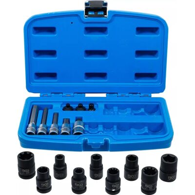 BGS technic bremsekaliper socket- og bitsæt - 17 dele BGS technic bremsekaliper socket- og bitsæt - 17 dele