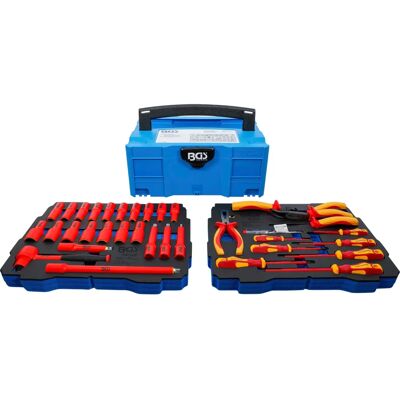 BGS TECHNIC Zangen, Schraubendreher und Steckschlüssel - VDE Werkzeugkoffer BGS TECHNIC Zangen, Schraubendreher und Steckschlüssel - VDE Werkzeugkoffer