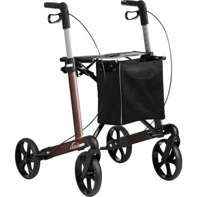 RUSSKA Vital Classic Faltbar Braun Rollator RUSSKA Vital Classic Faltbar Braun Rollator