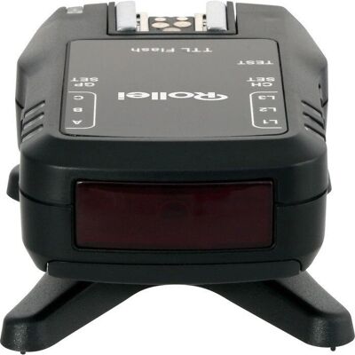 Accessoire pour flash de caméra Rollei 28003 - Transmetteur radio double pour Canon & Nikon - Publicité Accessoire pour flash de caméra Rollei 28003 - Transmetteur radio double pour Canon & Nikon - Publicité