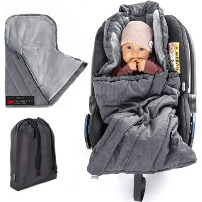 Zamboo Matelassé d'Hiver pour Siège Auto - 3M PRO - Gris - Publicité Zamboo Matelassé d'Hiver pour Siège Auto - 3M PRO - Gris - Publicité