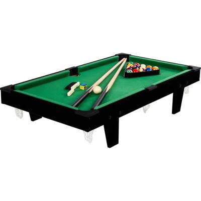 Mini biliárdasztal Games Planet - Zöld és Fekete Felület Mini biliárdasztal Games Planet - Zöld és Fekete Felület