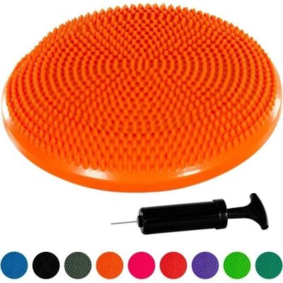 Coussin d'Équilibre Movit - 33x7cm, Antidérapant, Gonflable, Portable - Accessoire de Yoga - Publicité Coussin d'Équilibre Movit - 33x7cm, Antidérapant, Gonflable, Portable - Accessoire de Yoga - Publicité