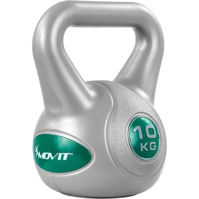 MOVIT 10kg Kettlebell - Szary - Sprzęt do treningu siłowego MOVIT 10kg Kettlebell - Szary - Sprzęt do treningu siłowego