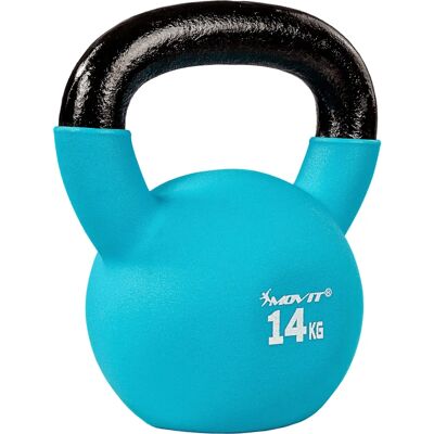 MOVIT 14kg Kettlebell - Bleu - Équipement de musculation - Publicité MOVIT 14kg Kettlebell - Bleu - Équipement de musculation - Publicité