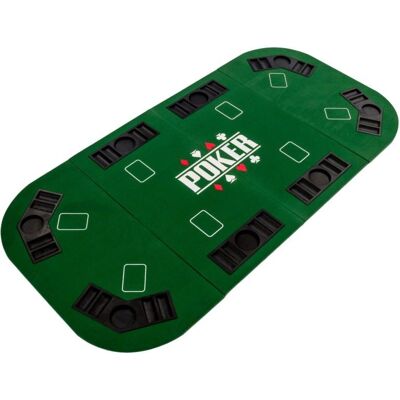 GamesPlanet Olló pokerasztal - Zöld - Texas Holdem GamesPlanet Olló pokerasztal - Zöld - Texas Holdem
