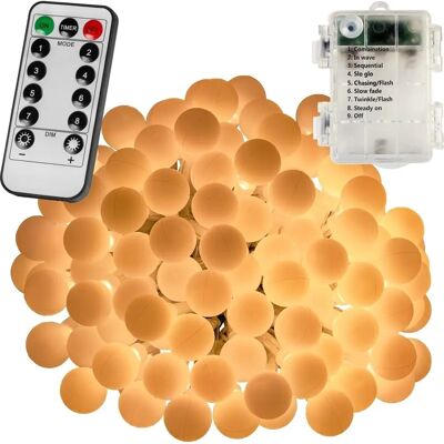 VOLTRONIC 50 LED Ciąg świateł - Ciepła biel - String Lights VOLTRONIC 50 LED Ciąg świateł - Ciepła biel - String Lights