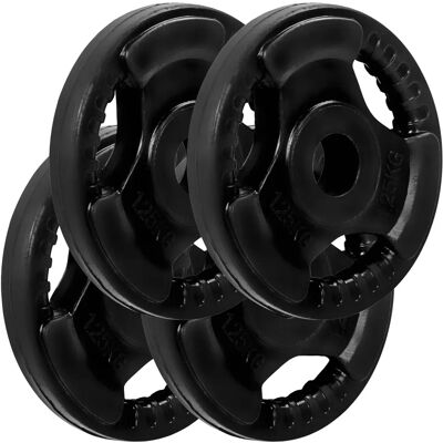 Dyski z żeliwa Movit - Zestaw 4 - 1,25kg - 31mm Dyski z żeliwa Movit - Zestaw 4 - 1,25kg - 31mm