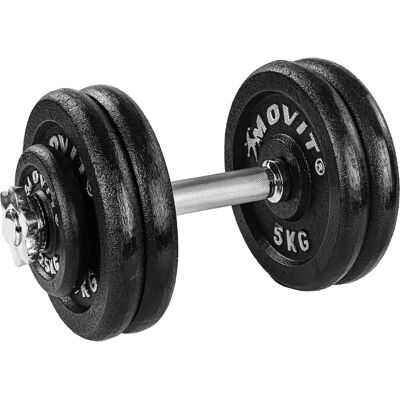 Movit Kurzhanteln - 25kg Set mit Stange, Sternverschlüsse, Griff Movit Kurzhanteln - 25kg Set mit Stange, Sternverschlüsse, Griff