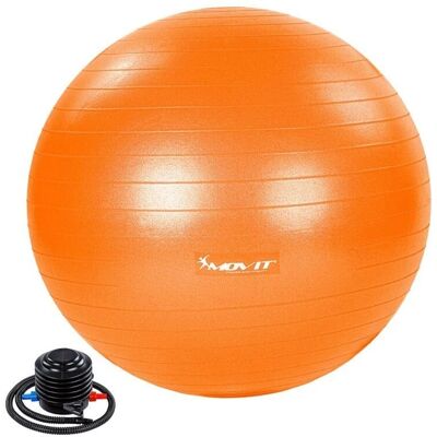 MOVIT - MOVIT Piłka gimnastyczna 75 cm - Pomarańczowa - Piłka gimnastyczna MOVIT - MOVIT Piłka gimnastyczna 75 cm - Pomarańczowa - Piłka gimnastyczna