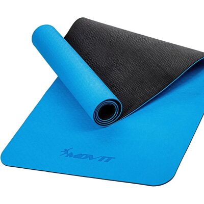 Movit Hipoalergiczna Mata do Jogi - 190x100 cm, Jasnoniebieska Movit Hipoalergiczna Mata do Jogi - 190x100 cm, Jasnoniebieska