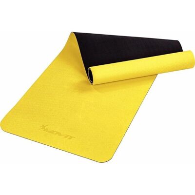 MOVIT - Mata do jogi 190x60 - 0,6 cm - Żółty - Mata do jogi MOVIT - Mata do jogi 190x60 - 0,6 cm - Żółty - Mata do jogi