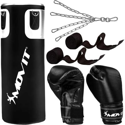 MOVIT Boxsack Set - 25 kg - Schwarz MOVIT Boxsack Set - 25 kg - Schwarz