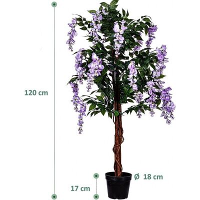 PLANTASIA Műanyag glicynia-fa - Műanyag fa PLANTASIA Műanyag glicynia-fa - Műanyag fa