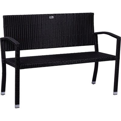 STILISTA Kerti pad - Fekete - 122 x 52 cm - Kerti bútor STILISTA Kerti pad - Fekete - 122 x 52 cm - Kerti bútor