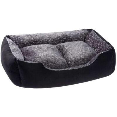 PETSTUFF Legowisko dla psa XL - 90x65x22 cm - Czarny PETSTUFF Legowisko dla psa XL - 90x65x22 cm - Czarny
