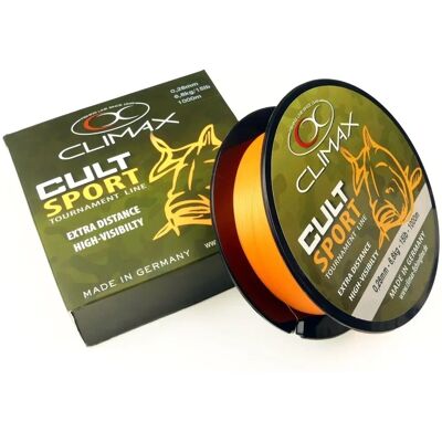 Climax - CULT CARP Sport - orange - 0.30mm - Monofilament-Angelschnur Climax - CULT CARP Sport - orange - 0.30mm - Monofilament-Angelschnur