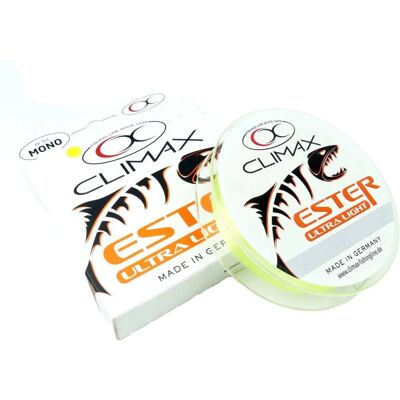 Climax - Ester U-Light Mono - hi vis yellow - 150m - 0,16mm Climax - Ester U-Light Mono - hi vis yellow - 150m - 0,16mm