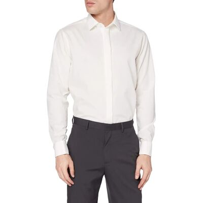 Koszula Seidensticker Shaped beżowa slim fit - Koszula Koszula Seidensticker Shaped beżowa slim fit - Koszula