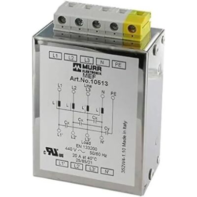 Murr Elektronik MEF Netzentstörfilter - 3-phase, 1-stage - 440VAC Murr Elektronik MEF Netzentstörfilter - 3-phase, 1-stage - 440VAC