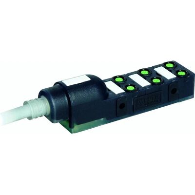 Murrelektronik 8000-86010-3560500 Sensor/Actuator Box - IP65/67, 3-pole, 6-way, 5m Murrelektronik 8000-86010-3560500 Sensor/Actuator Box - IP65/67, 3-pole, 6-way, 5m