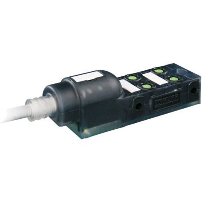 Murr Elektronik 8000-84010-3340500 Sensor/Aktorbox aktiv M8-Verteiler mit Kunststoff, Schwarz - 4-fach M8 Verteiler Murr Elektronik 8000-84010-3340500 Sensor/Aktorbox aktiv M8-Verteiler mit Kunststoff, Schwarz - 4-fach M8 Verteiler