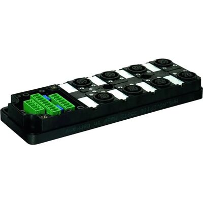 Murrelektronik 27116 Distributeur Capteur/Actionneur - IP67, M12, Plastique, 8 voies Murrelektronik 27116 Distributeur Capteur/Actionneur - IP67, M12, Plastique, 8 voies