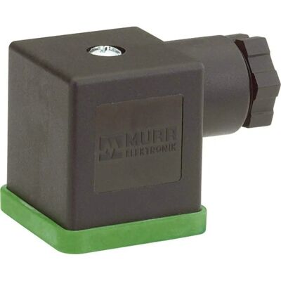 Connecteur de valve Murrelektronik - IP65, 3 pôles, M16, Noir Connecteur de valve Murrelektronik - IP65, 3 pôles, M16, Noir