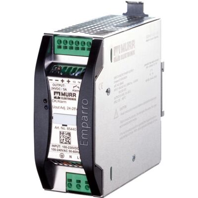 Murr Elektronik 85434 DIN Rail Power Supply - 12V 120W 1-Phase Murr Elektronik 85434 DIN Rail Power Supply - 12V 120W 1-Phase