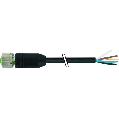 Conector M12 de Murr Elektronik - 10m Negro Conector M12 de Murr Elektronik - 10m Negro