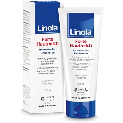 Dr. Wolff Linola Hautmilch Forte - 200ml Hautpflege Lotion Dr. Wolff Linola Hautmilch Forte - 200ml Hautpflege Lotion