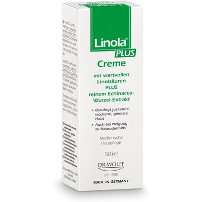 Dr. Wolff Linola plus Gesichtscreme - Beruhigt trockene, juckende Haut Dr. Wolff Linola plus Gesichtscreme - Beruhigt trockene, juckende Haut